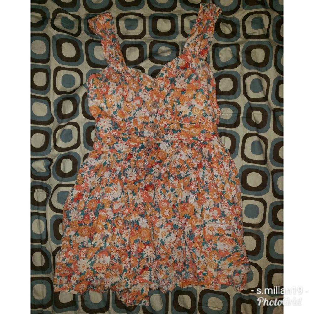 Floral Button Up Dress